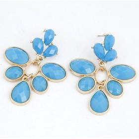 Blue Waterdrop Earrings